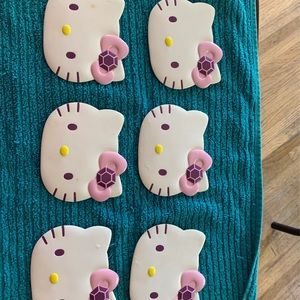 Vintage hello kitty suction cup decor
